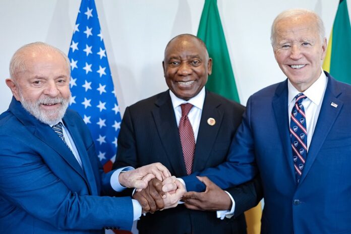 Lula, Ramaphosa e Biden unidos em torno de iniciativa pelos direitos dos trabalhadores e trabalhadoras