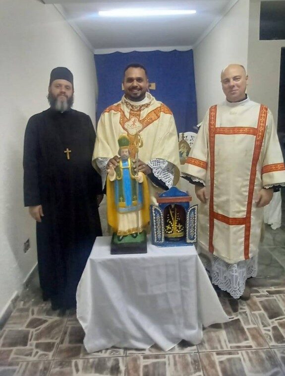 Imagem dos celebrantes são Patricio