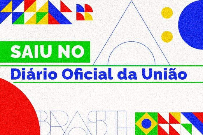 Saui no Diario oficial união