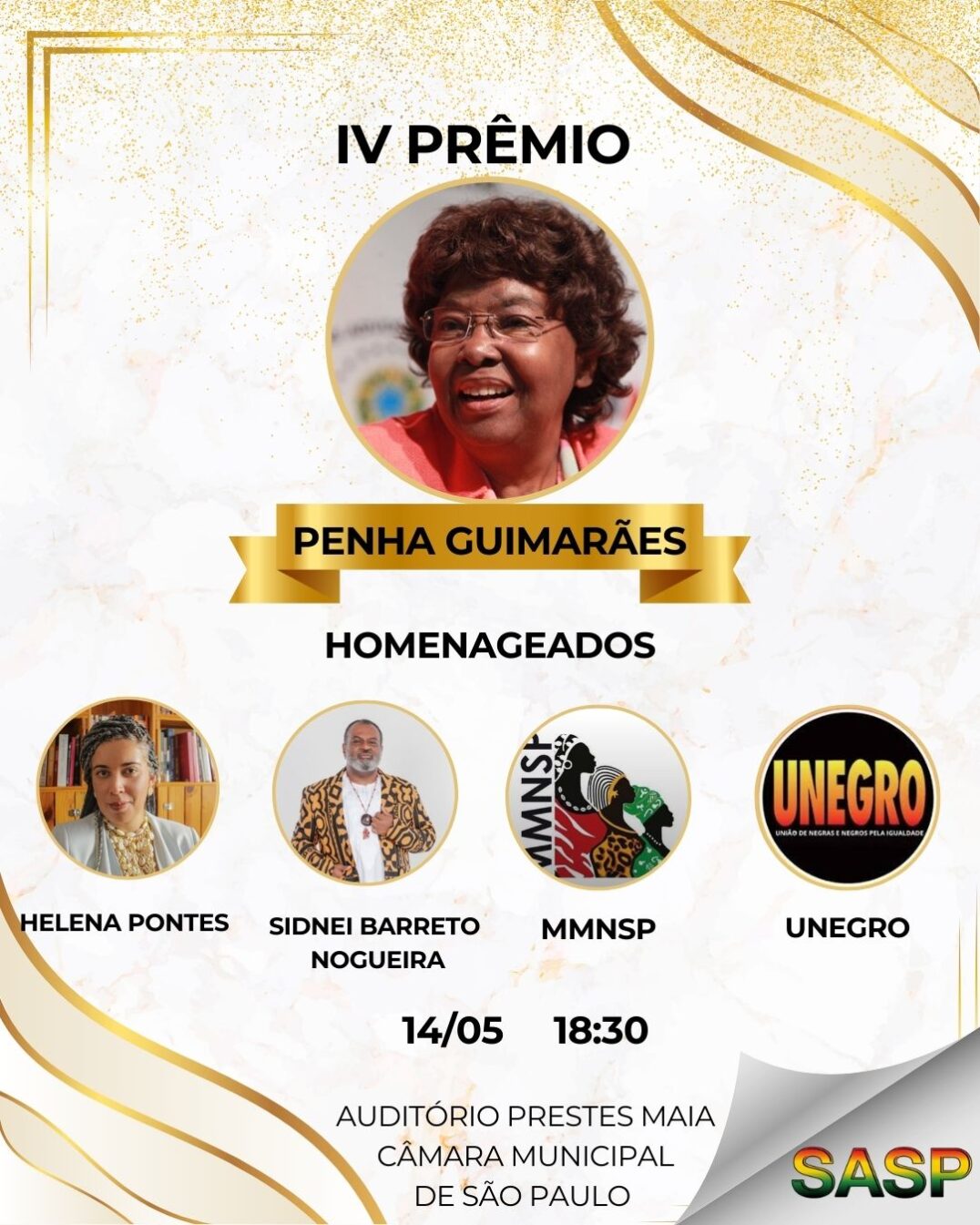 IV Prêmio Penha Guimarães celebra lideranças negras em São Paulo