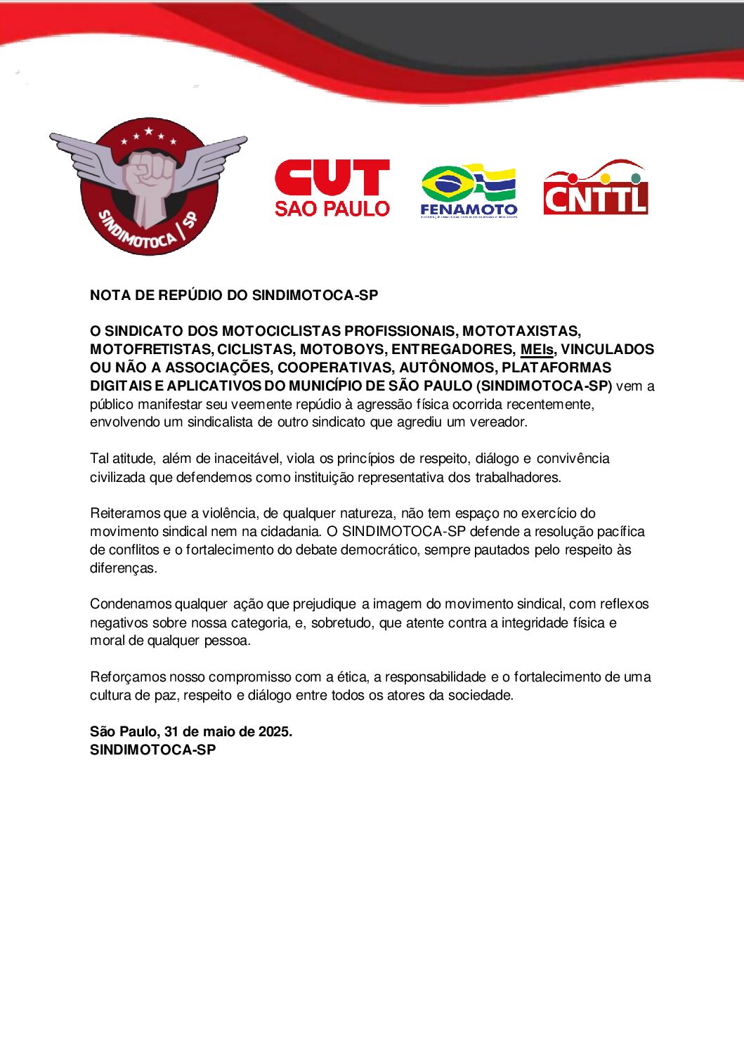 REPUDIO-SINDIMOTOCA-SP