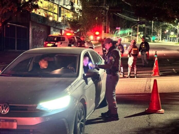A operação foi realizada em 11 pontos simultâneos de bloqueio