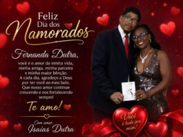 celebram o Dia dos Namorados Com a Pessoa Especial pra mim Isaias e Fernanda celebram o Dia dos Namorados
