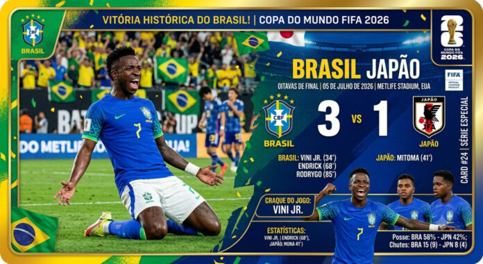 Brasil e Japão Copa do Mundo 2026