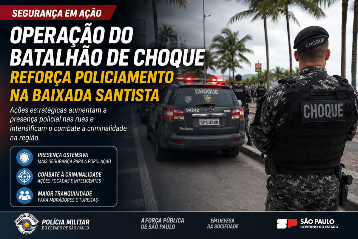 Operação Batalhão de Choque Baixada Santista Operação Batalhão de Choque Baixada Santista
