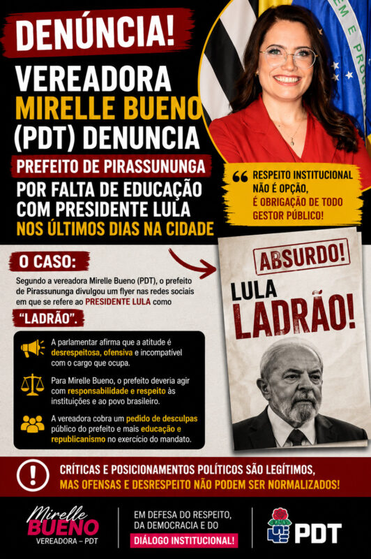 Vereadora Mirelle Bueno Pirassununga Lula Vereadora Mirelle Bueno Pirassununga Lula