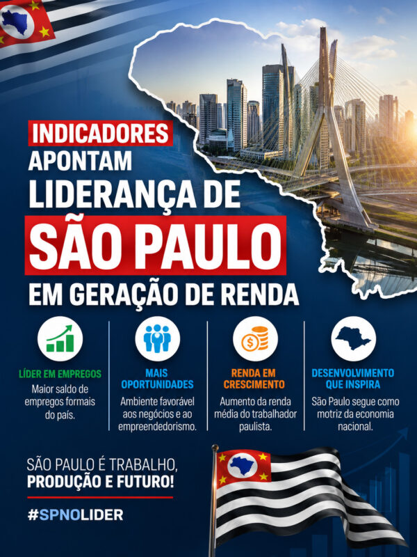 São Paulo liderança geração de renda 2026 São Paulo liderança geração de renda 2026