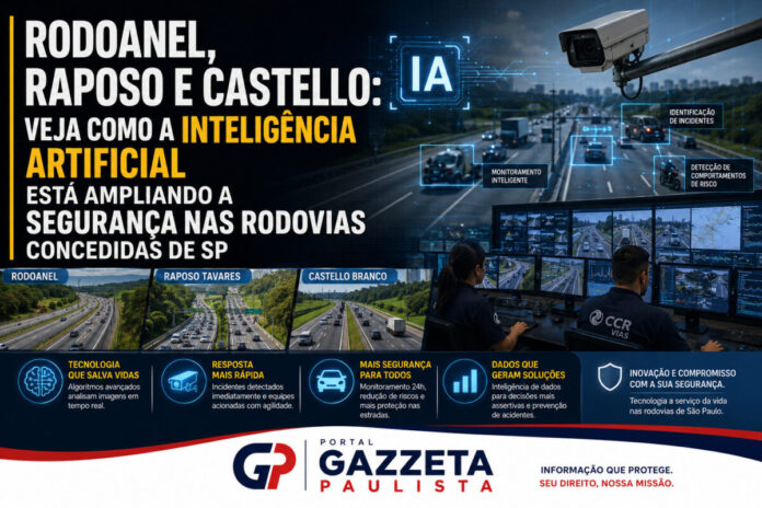 Inteligência artificial rodovias concedidas SP