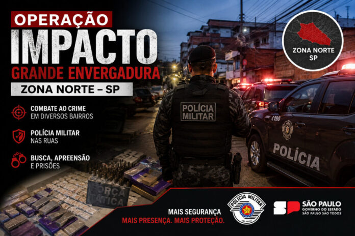 Operação Impacto Grande Envergadura zona norte SP