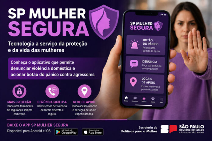 Aplicativo SP Mulher Segura botao do panico Aplicativo SP Mulher Segura botao do panico