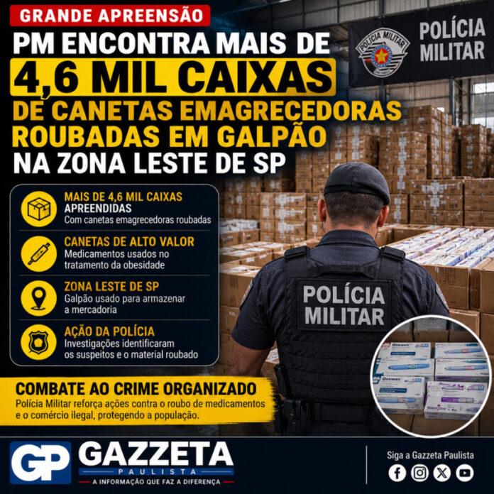PM recupera canetas emagrecedoras roubadas Aricanduva PM recupera canetas emagrecedoras roubadas Aricanduva