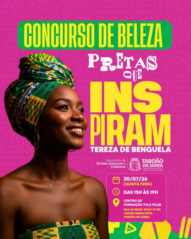 Concurso de Beleza Pretas que Inspiram Taboão da Serra