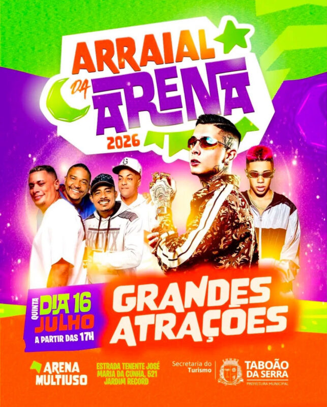 Arraial da Arena Taboão da Serra 2026 Arraial da Arena Taboão da Serra 2026