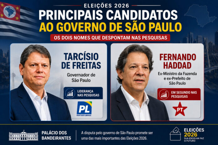 Eleicoes 2026 candidatos governo de Sao Paulo Tarcisio Haddad Eleicoes 2026 candidatos governo de Sao Paulo Tarcisio Haddad