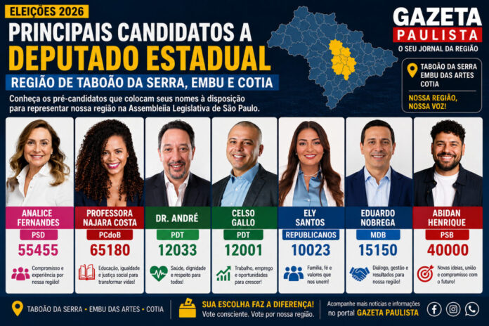 Eleições 2026 Alesp: Nomes da Região Disputam Vagas na Assembleia Eleições 2026