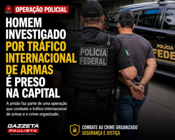 Trafico internacional de armas preso Zona Leste SP