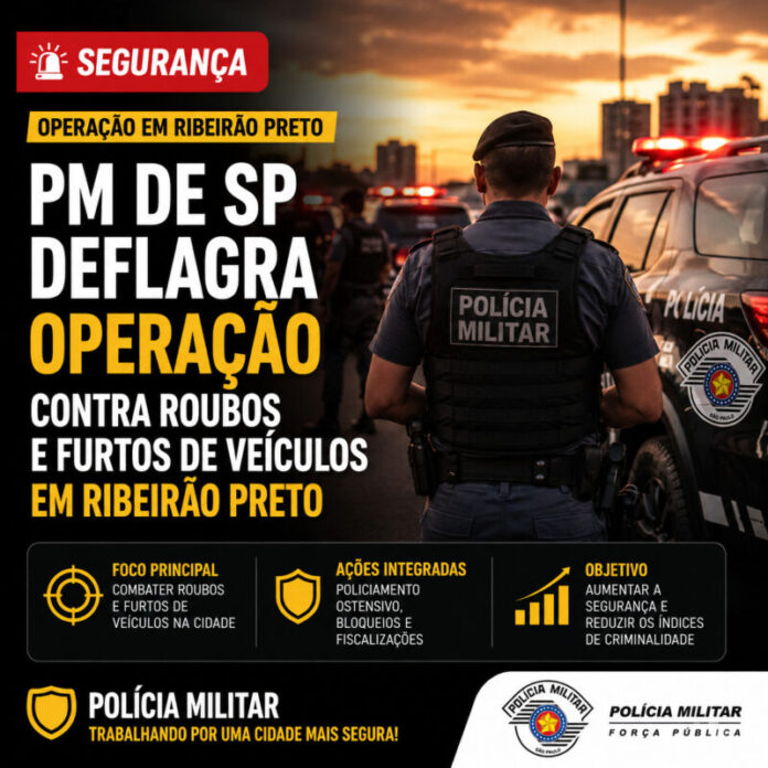 PM SP operacao roubos furtos veiculos Ribeirao Preto PM SP operacao roubos furtos veiculos Ribeirao Preto