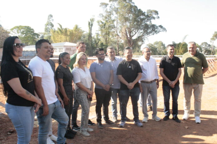 Vistoria das obras de Contrução do Centro Tea