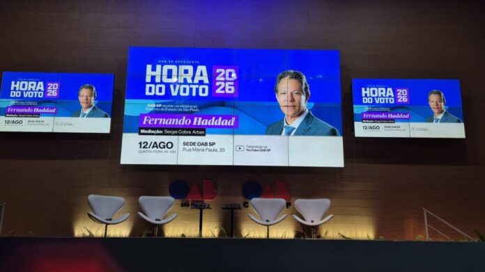 Fernando Haddad OAB SP sabatina Fernando Haddad OAB SP sabatina
