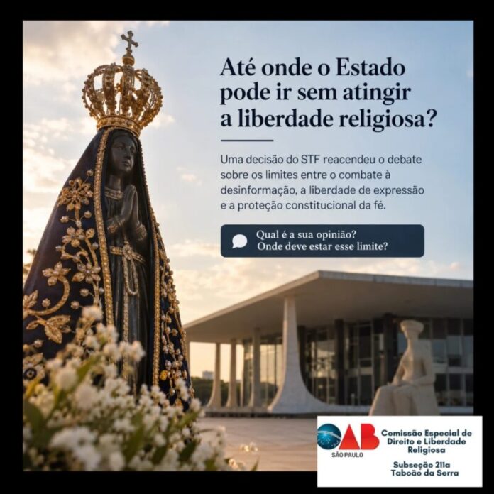 OAB Taboão da Serra analisa limites da liberdade religiosa e desinformação