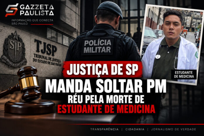 Justica de SP solta PM reu morte estudante de medicina Justica de SP solta PM reu morte estudante de medicina