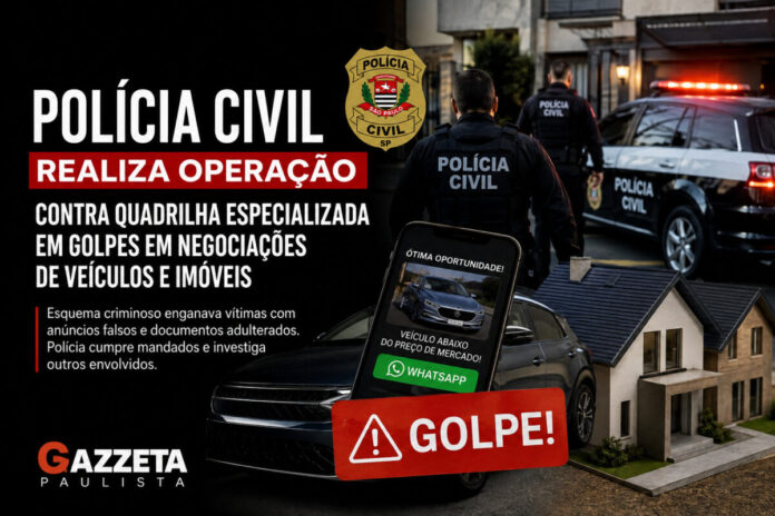 Polícia Civil realiza operação contra quadrilha de golpes