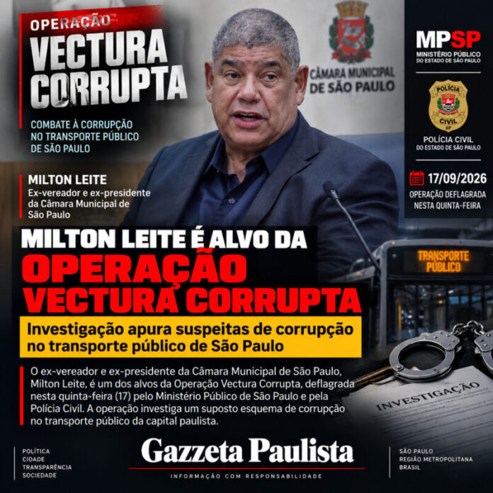 Operacao Vectura Corrupta Milton Leite PCC