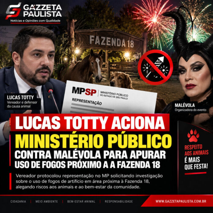 Lucas Totty aciona o MP contra Malévola por fogos em A Fazenda 18 Lucas Totty aciona o MP contra Malévola por fogos em A Fazenda 18