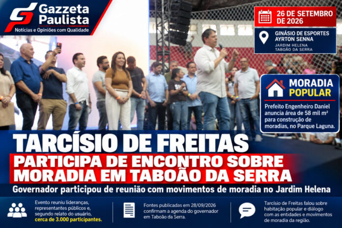 Tarcisio de Freitas visita Taboao da Serra moradia popular Tarcisio de Freitas visita Taboao da Serra moradia popular