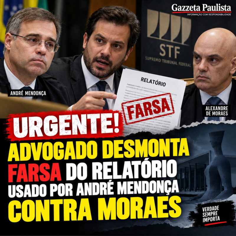 relatório PF André Mendonça Moraes farsa relatório PF André Mendonça Moraes farsa