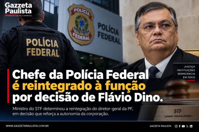 Flávio Dino revoga decisão e reintegra chefe da Polícia Federal ao cargo Flávio Dino revoga decisão e reintegra chefe da Polícia Federal ao cargo