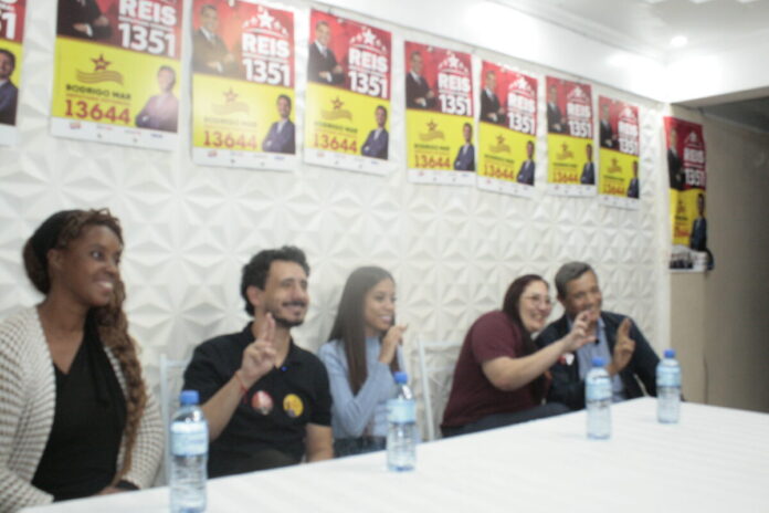 lancamento de candidatura Reis e Rodrigo Mar Taboao da Serra