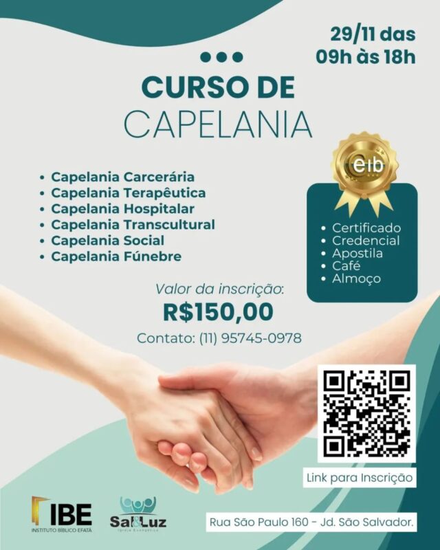 Curso de Capelania IBE Sal e Luz