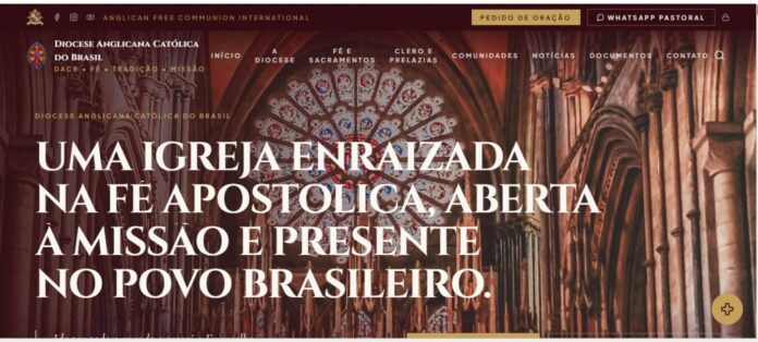 Diocese Anglicana Catolica do Brasil portal interativo