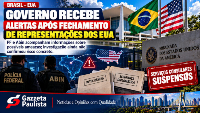 Alertas Após Fechamento de Representações dos EUA Governo recebe alertas sobre EUA após fechamento de embaixada; Planalto avalia