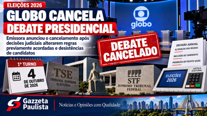 Debate cancelado e o papel da mídia independente no cenário 2026