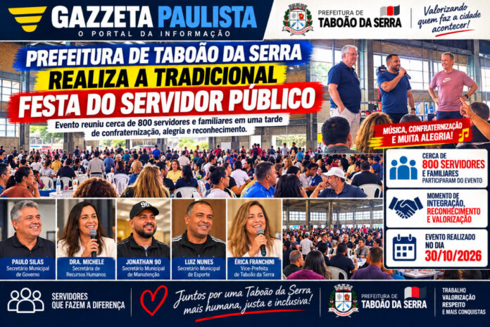 Prefeitura de Taboão da Serra Realiza Festa do Servidor Público