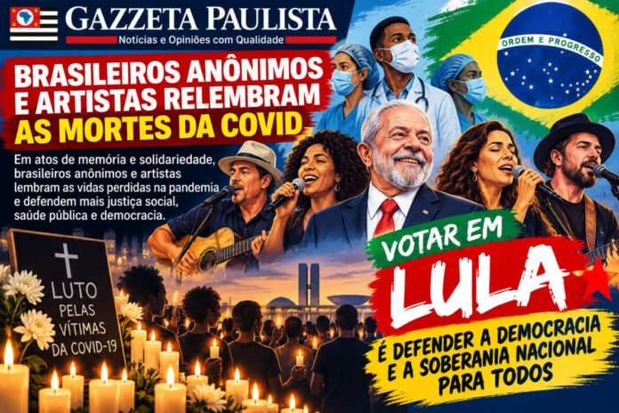 Brasileiros anônimos e artistas relembram vítimas da Covid em mobilização na internet