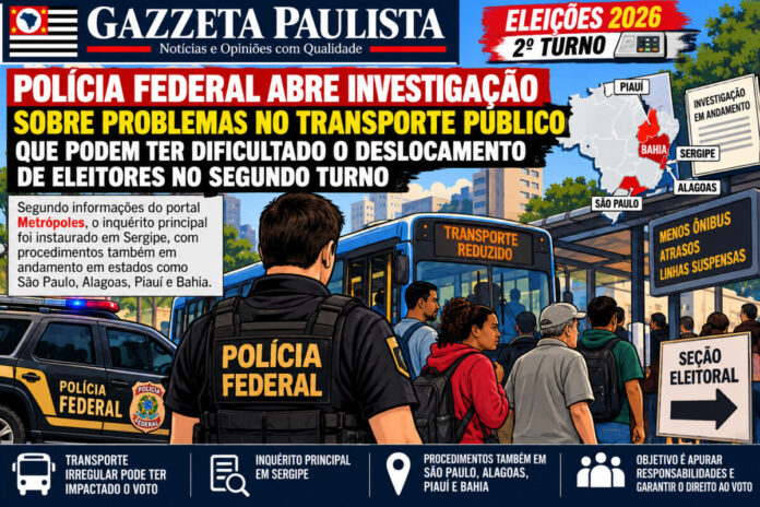 Investigação Federal e Transporte Eleitoral PF Abre Inquérito para Apurar Problemas no Transporte de Eleitores no 2º Turno