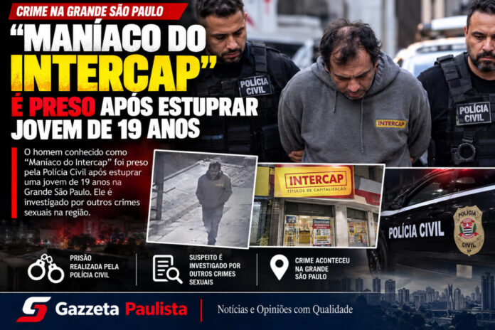 Homem é preso acusado de estuprar jovem de 19 anos em Taboão da Serra