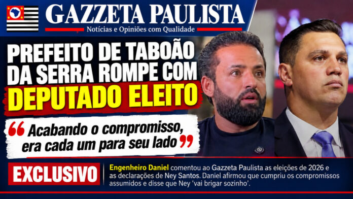 Prefeito Engenheiro Daniel rompe com deputado eleito Ney Santos