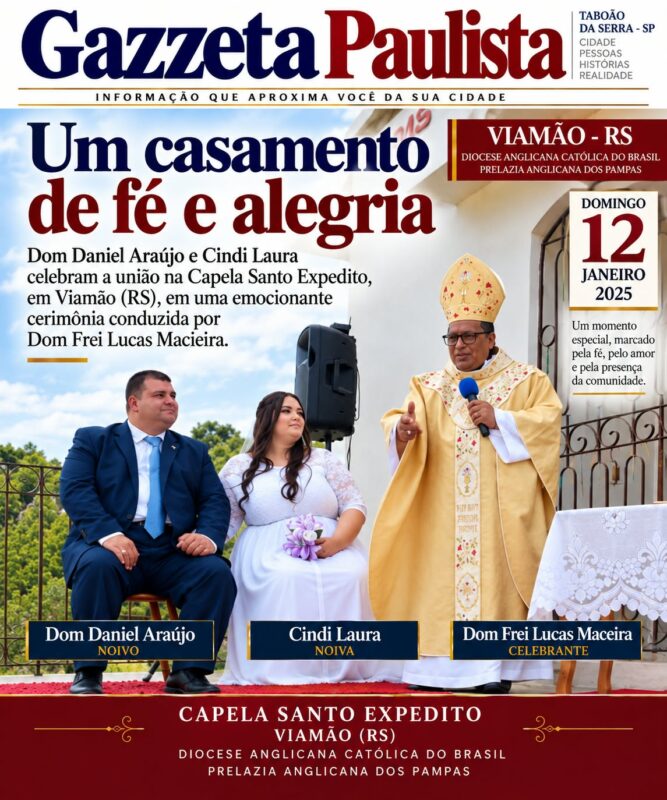 Casamento religioso fora da igreja: Dom Frei Lucas Macieira celebra matrimônios há 27 anos Casamento religioso fora da igreja: Dom Frei Lucas Macieira celebra matrimônios há 27 anos